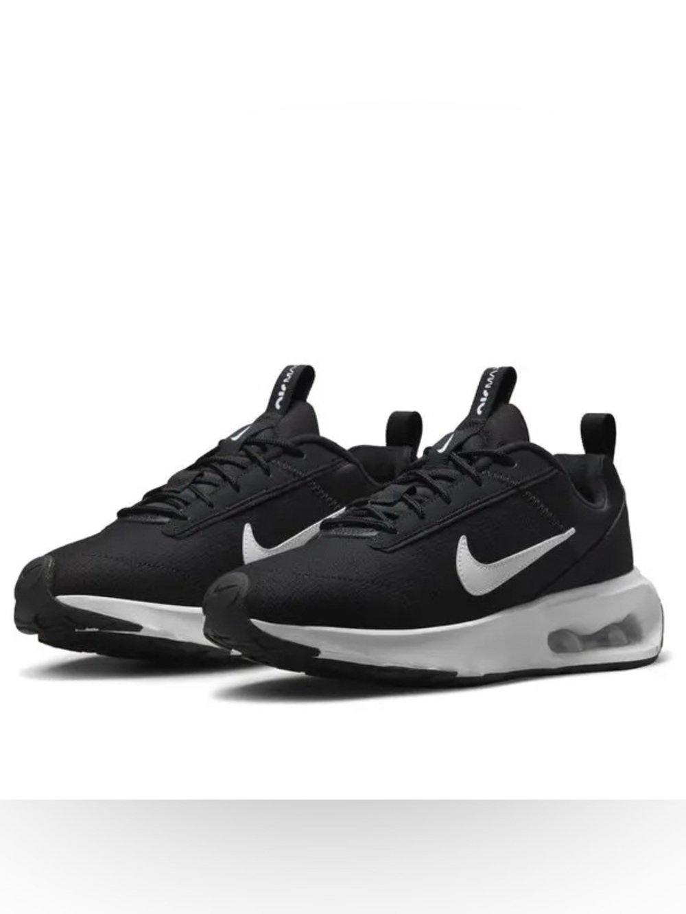 Nike Air Max INTRLK Lite Sneakers Women’s Size 9 Black Mesh Visible Air Cushion